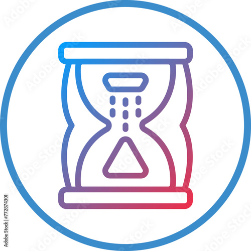 Vector Design Hourglass Icon Style