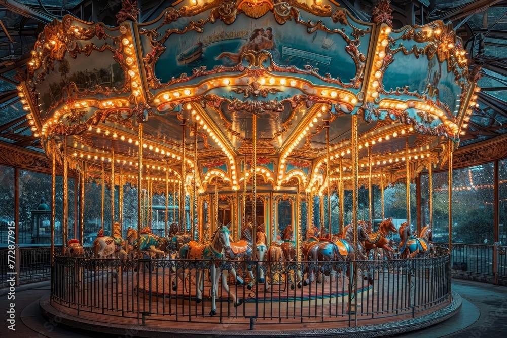 Colorful Chromatic Carousel Experience Colorful Chromatic Carousel Experience