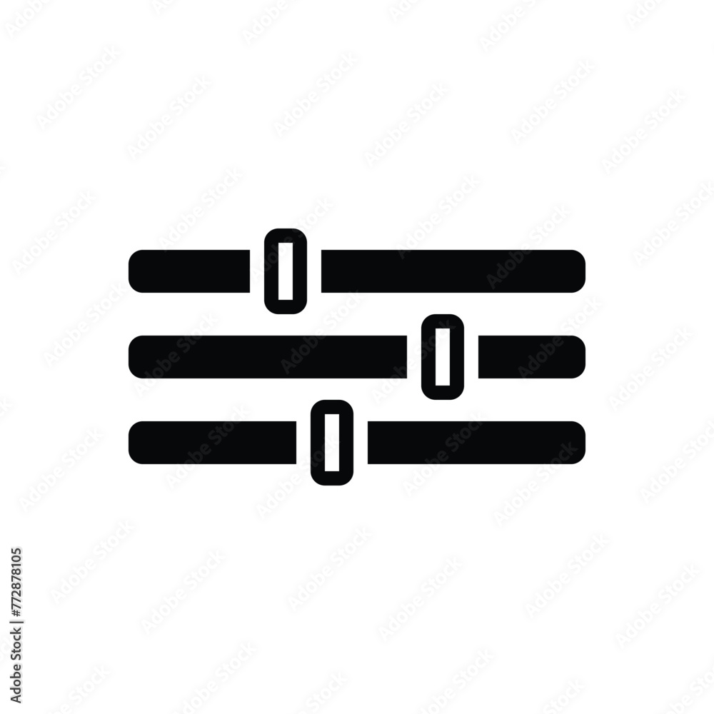 Black solid icon for adjustment Black solid icon for adjustment