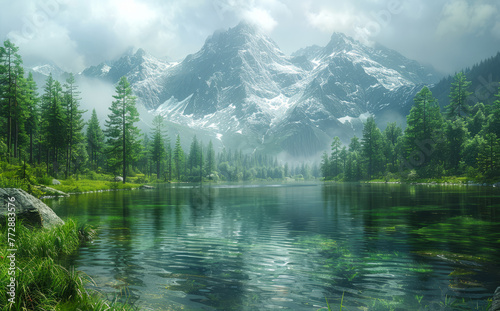 Lake in the mountains © Vadim
