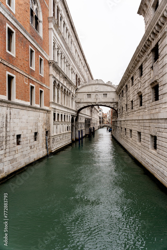Venice Canal with the Bridge of Sighs