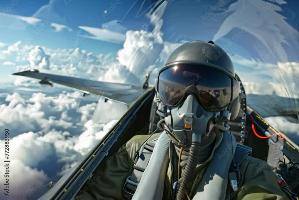 fighter pilot above the clouds fighter pilot above the clouds