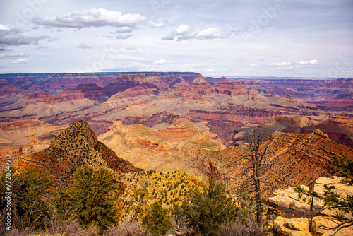Great view of the Grand Canyon National Park, Arizona, United States. California Desert.
