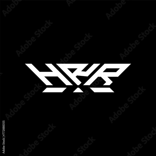 HRR letter logo vector design, HRR simple and modern logo. HRR luxurious alphabet design photo