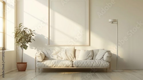 Modern interior layout in loft style © Daniil