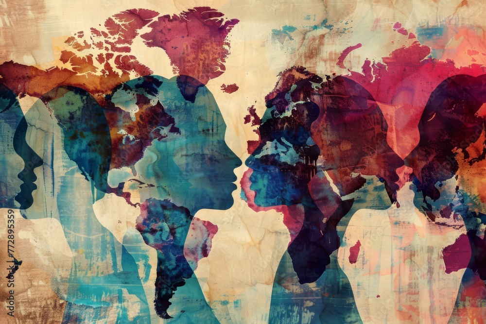 Naklejka premium a concept about the International Day of Women in Diplomacy