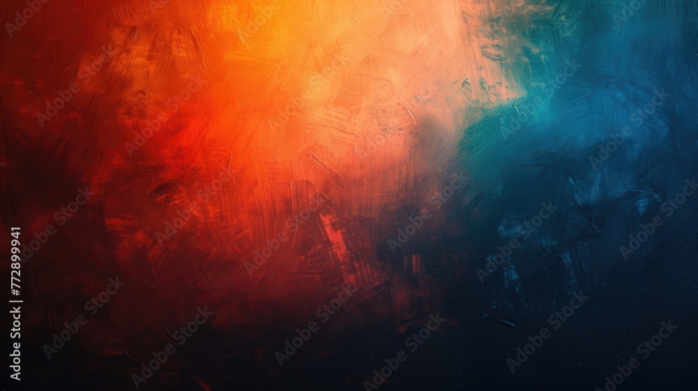 Abstract textured background with red to blue gradient.