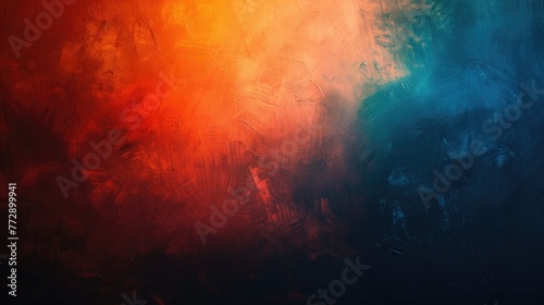 Abstract textured background with red to blue gradient.