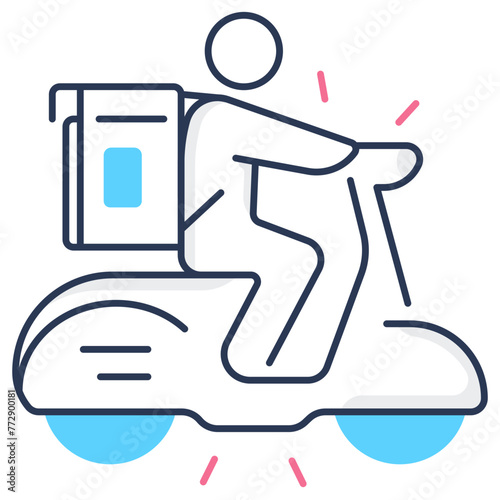 Delivery Man Icon