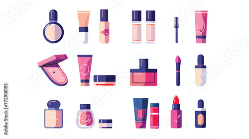 Cosmetics icon design vector Flat vector 