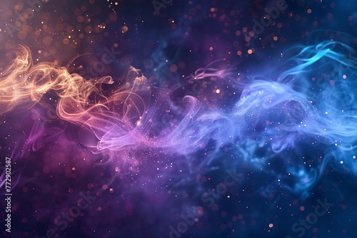 Purple Smoke in the Sky A Colorful and Vibrant Image for Adobe Stock Generative AI