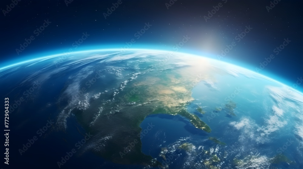 view of the earth from space