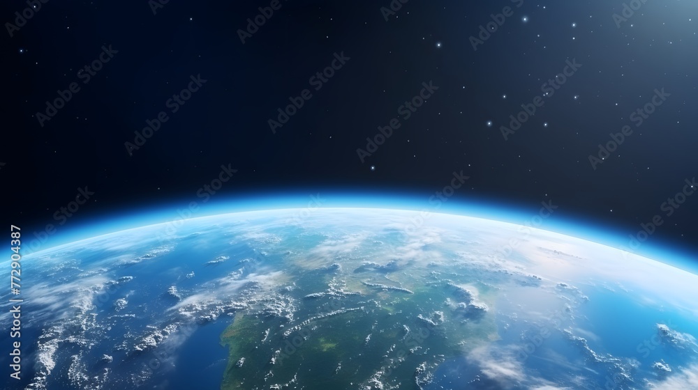 view of the earth from space