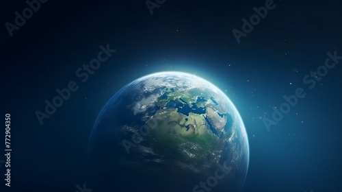 view of the earth from space © Spyrydon