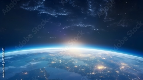 view of the earth from space