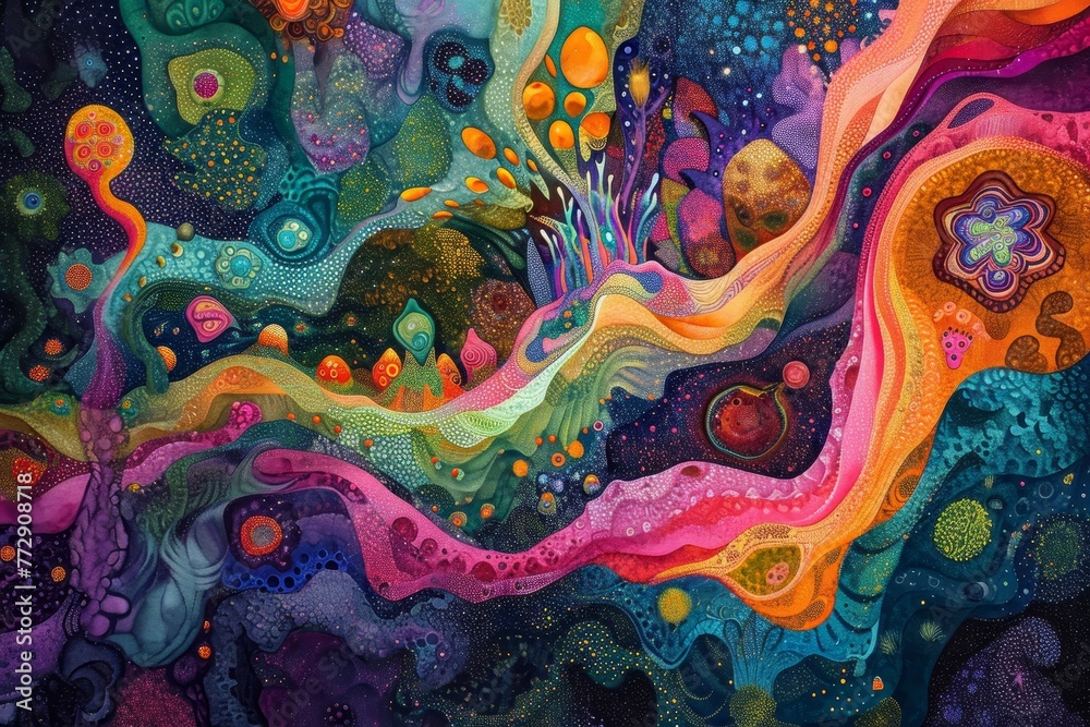 Vibrant Technicolor Vines Vibrant Technicolor Vines