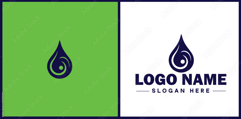 Water drop aqua rain dew droplet logo icon vector for business brand app icon water drop logo template Water drop aqua rain dew droplet logo icon vector for business brand app icon water drop logo template