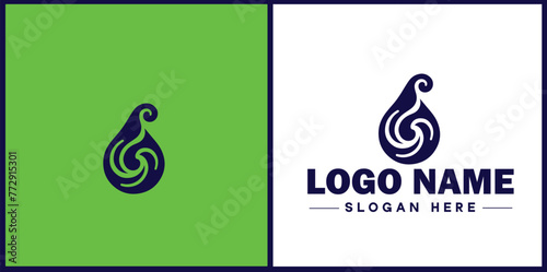 Water drop aqua rain dew droplet logo icon vector for business brand app icon water drop logo template