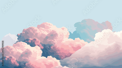 Sky and Clouds Background. Cloud pattern background.
