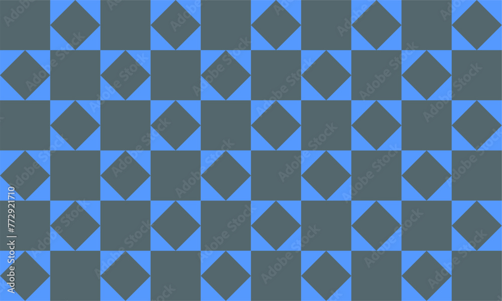 seamless geometric background, gray blue block seamless geometric pattern, gray diamond checkerboard repeat pattern, replete image, design for fabric printing or background or t-shirt screening