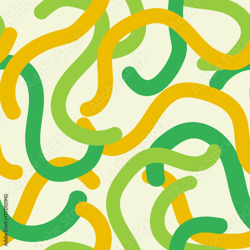 Snakes seamless background, vector dangerous venom snake pattern, vintage style drawing tile infinity wallpaper.