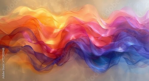 Colorful Waves of Creativity A Vibrant Tribute to the Monthly Trend of Art Generative AI