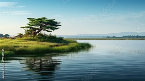 lake in the forest  high definition hd  photographic creative image