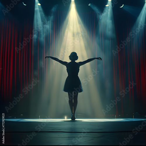 woman dancing on stage 