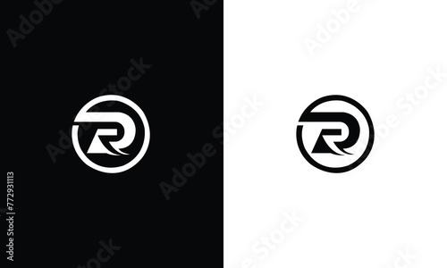 d r dr rd initial logo design vector symbol graphic idea creative photo
