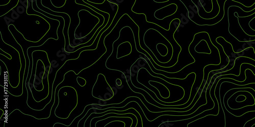 Black strokes on background topology background topography on dark flat background abstract vector