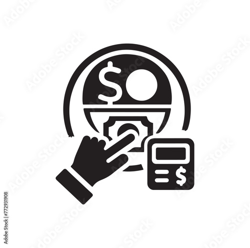 online payment get way logo vector illustration