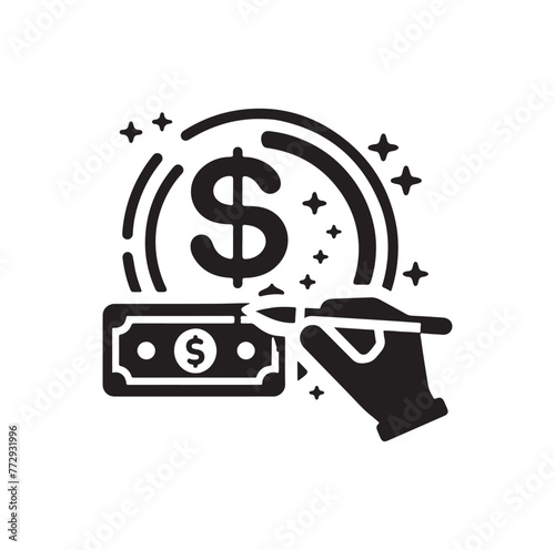 online payment get way logo vector illustration