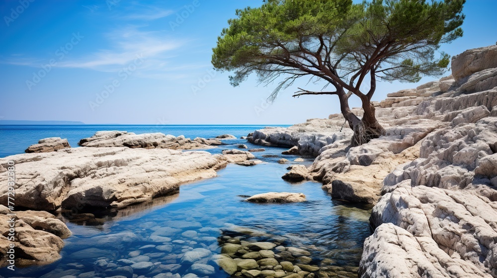 rocky coast of the sea high definition(hd) photographic creative image rocky coast of the sea high definition(hd) photographic creative image