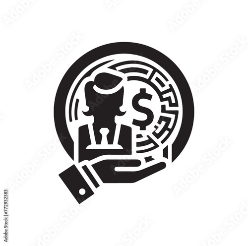 online payment get way logo vector illustration