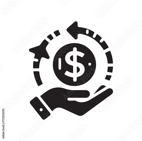 online payment get way logo vector illustration