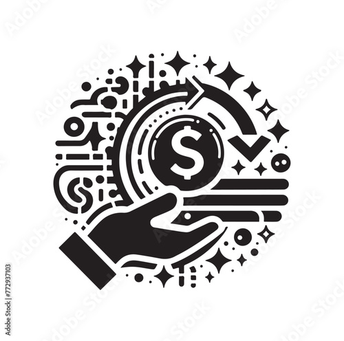 online payment get way logo vector illustration