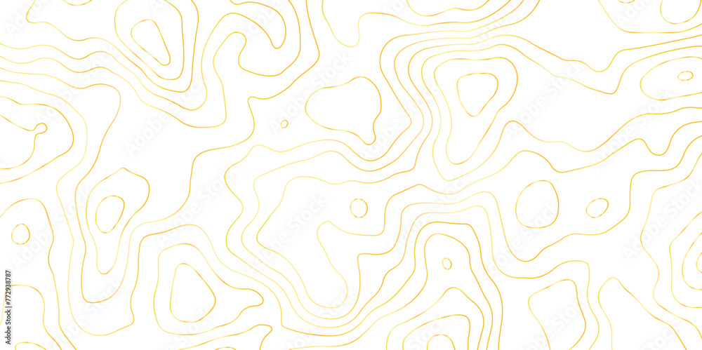 Golden lines abstract topology , topography abstract vector background illustration for print work