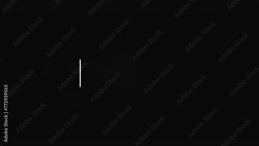 Blinking cursor ready to receive input on computer monitor. 4K seamless loop.