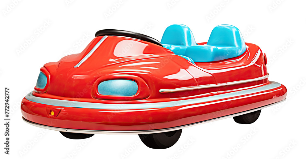 Naklejka premium Bumper car, cut out