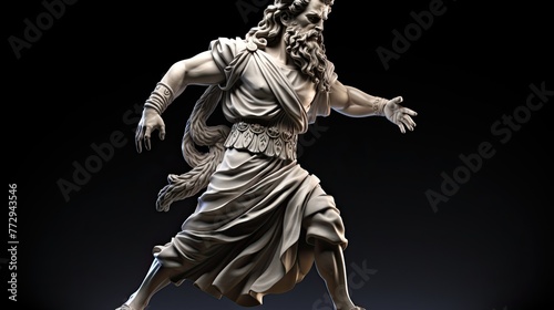 Stoic statue person greek god style
