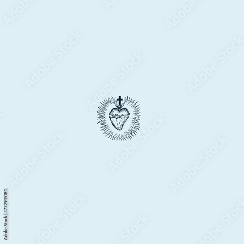 HIGH QUALITY SACRED HEART JESUS VECTOR, ARE GREAT FOR USING VARIOUS TYPES OF DESIGN WORK LIKET-SHIRT, TATTOO AND HOME WALL DESIGN