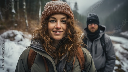 couple in winter