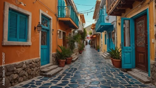 Beautiful ancient street in Marmaris Türkiye

 photo