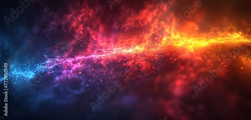 Neon Cosmic Explosion Generative AI © Bipul Kumar