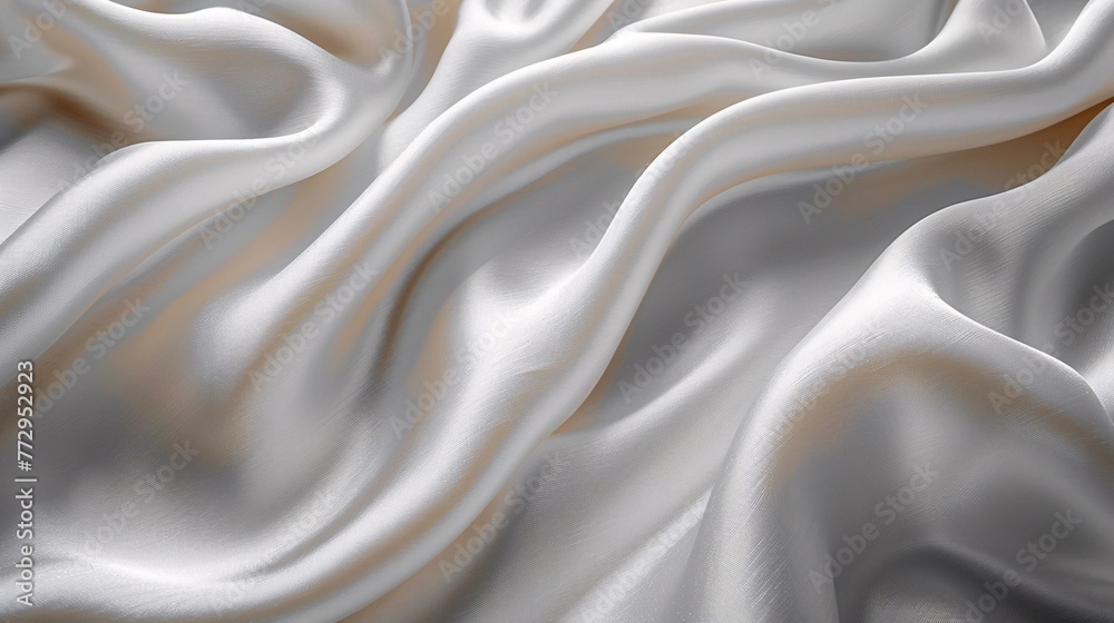 Fashionable Fabric White Sheer Chiffon for a Stylish Summer Generative AI