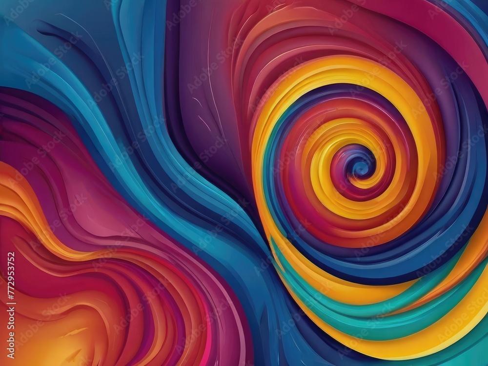 abstract colorful background with waves, background with vibrant colors