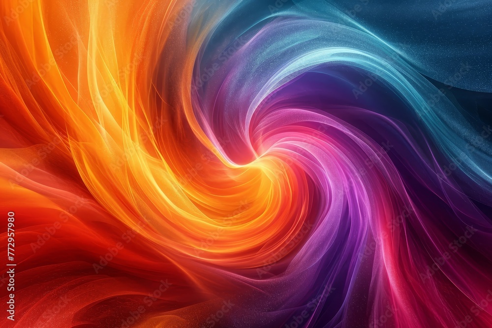 Harmonious Swirls: A Symbol of Collaboration Harmonious Swirls: A Symbol of Collaboration