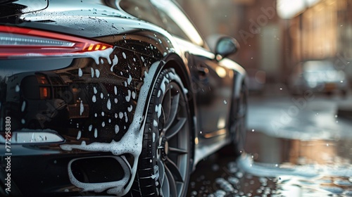 Wet Wheel A Monthly Celebration of Car Washing Generative AI