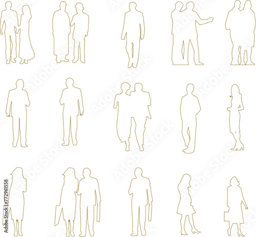 Adobe Illustrator Artwork vector design sketch illustration of the silhouette of a human body working for completeness of the image