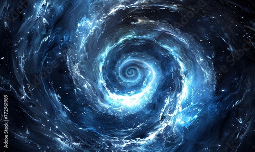 Galaxy Swirl A Spiral of Cosmic Beauty Generative AI